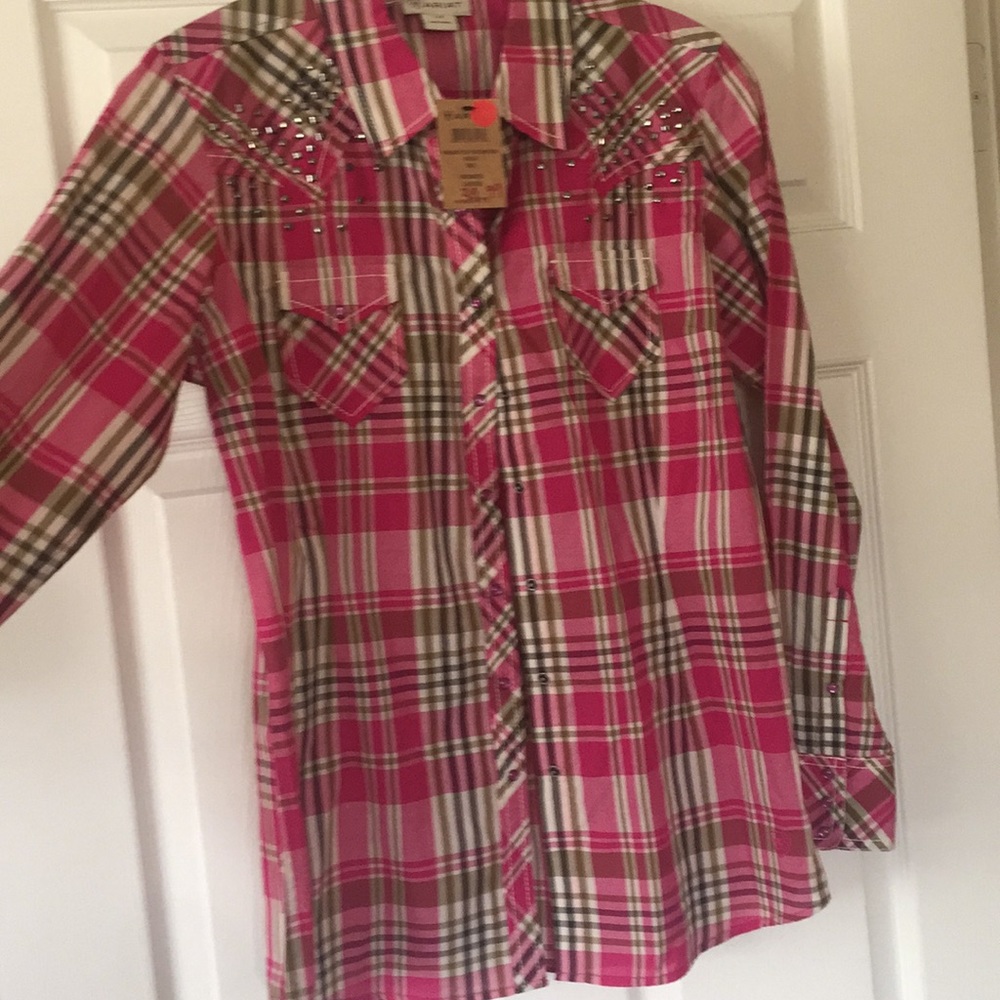 Ariat Plaid snap shirt